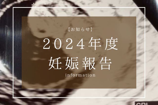 2024年度妊娠報告画像