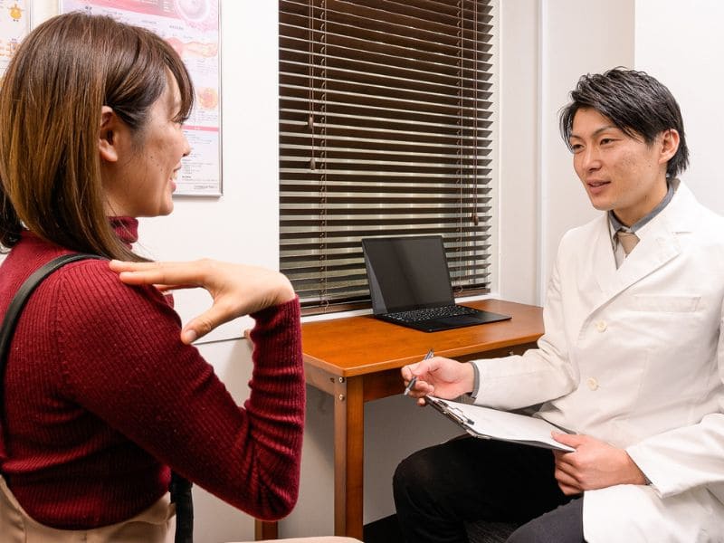 東京鍼灸カウンセリングや施術のイメージ