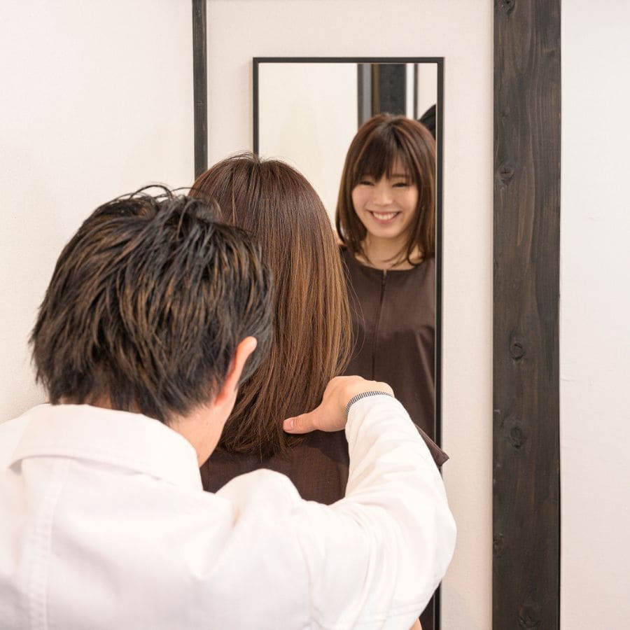 施術後のご説明イメージ